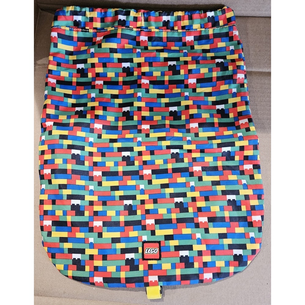 LEGO Branded Brick‎ Pattern Tote Bag Multicolor Size 18x13 Shoulder Strap